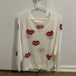 Shein XL see thru sweater. Valentine’s Day special!